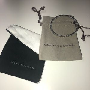David Yurman Cable Buckle Bracelet With Gold